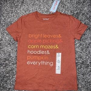 Cat & Jack Youth Short Sleeve Fall Graphic T-Shirt
